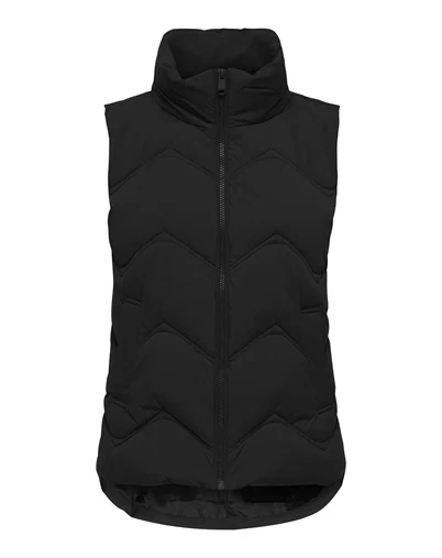 JDY - JDYPower Short Waistcoat Vest - Black 